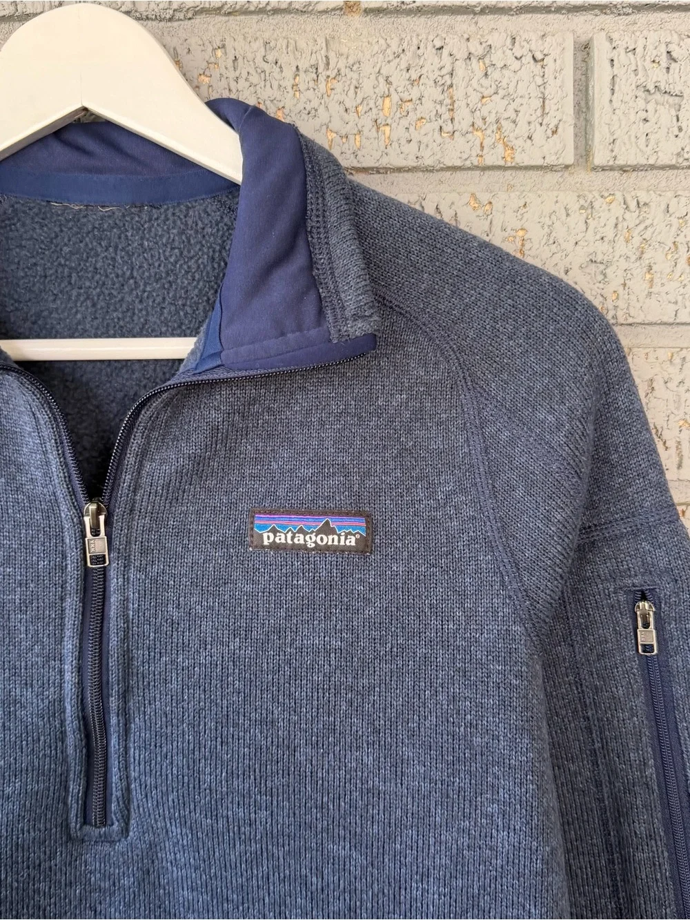 Patagonia Better Sweater 1/4 Zip Fleece Pullover Jacket Navy Blue Small